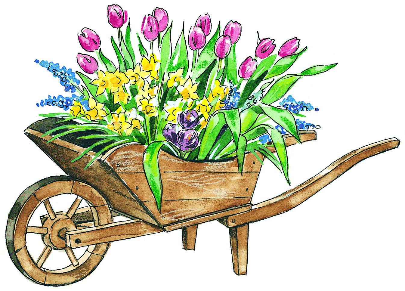 flower garden clipart png Clip Art Library