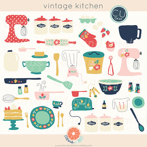 Free Vintage Kitchen Cliparts, Download Free Vintage Kitchen Cliparts