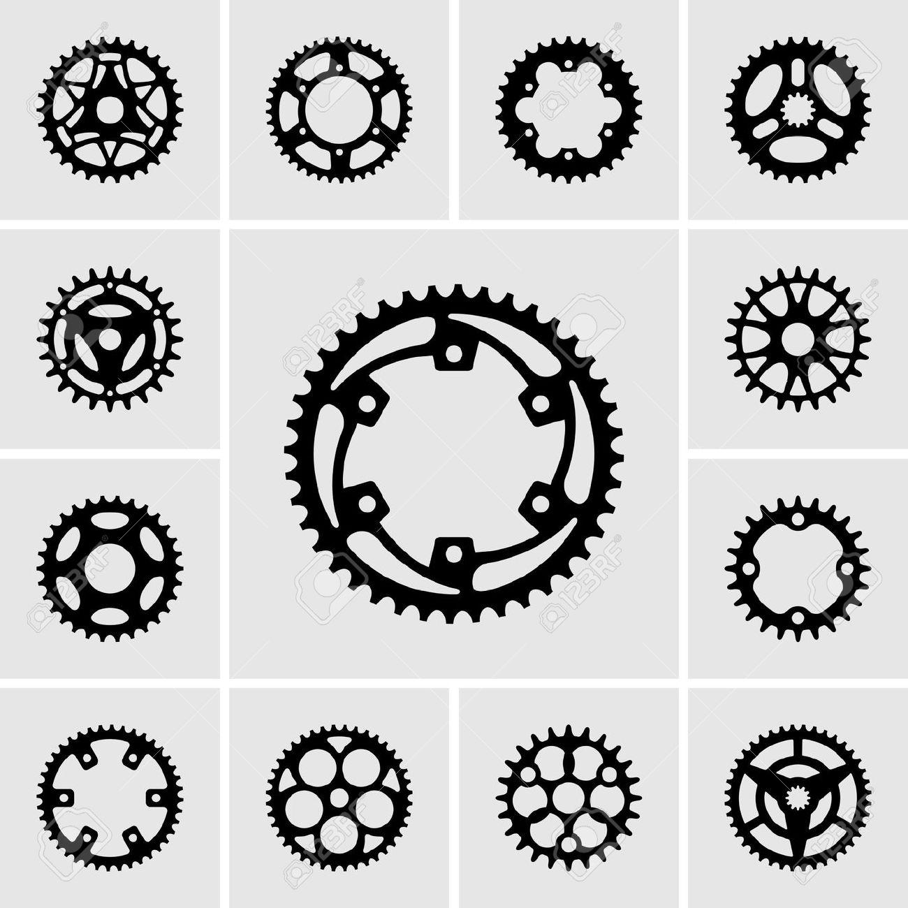 Gear Up Your Designs with Bike Gear Cliparts Exploring the Uses and