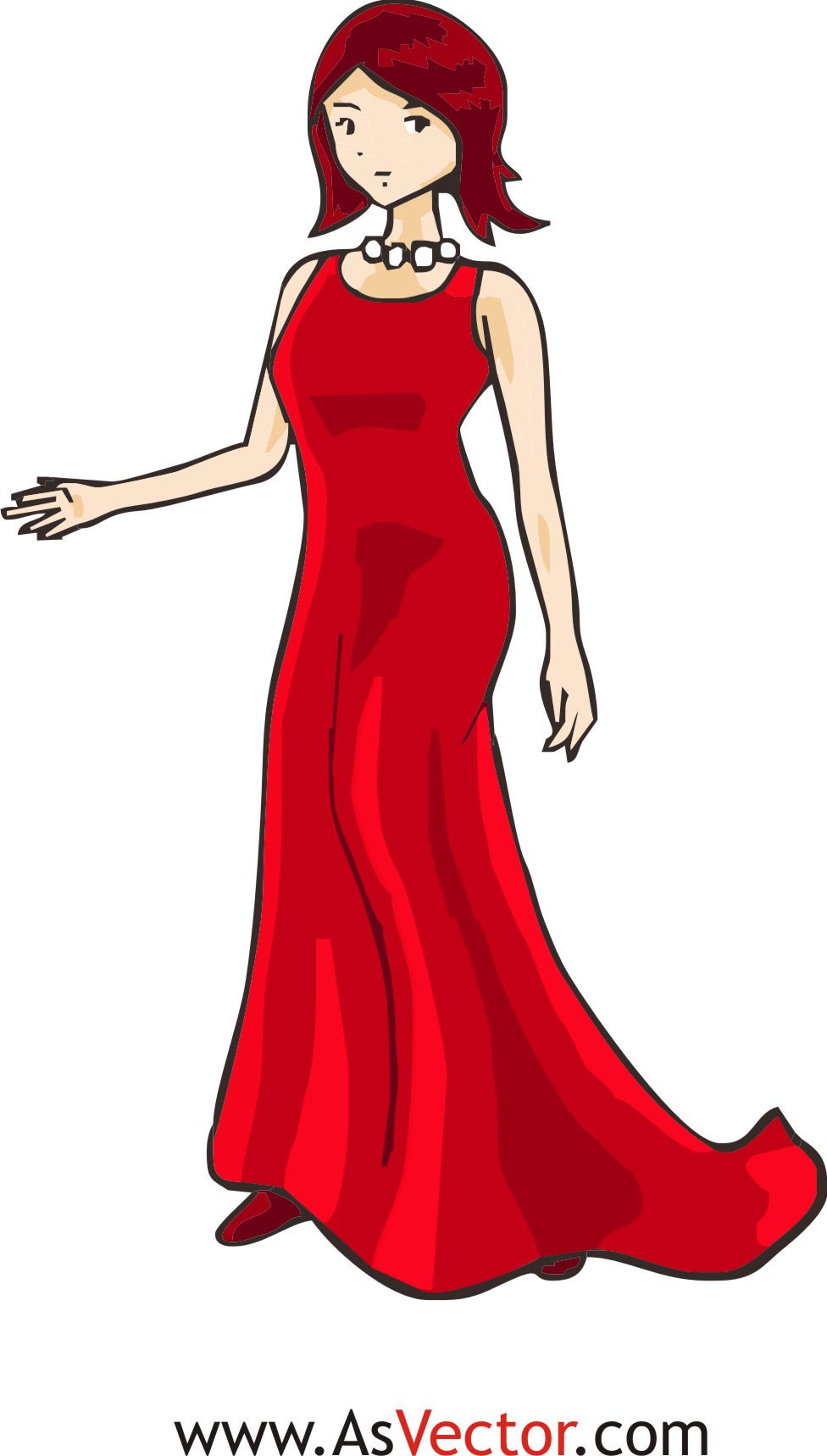 clip art woman dress Clip Art Library