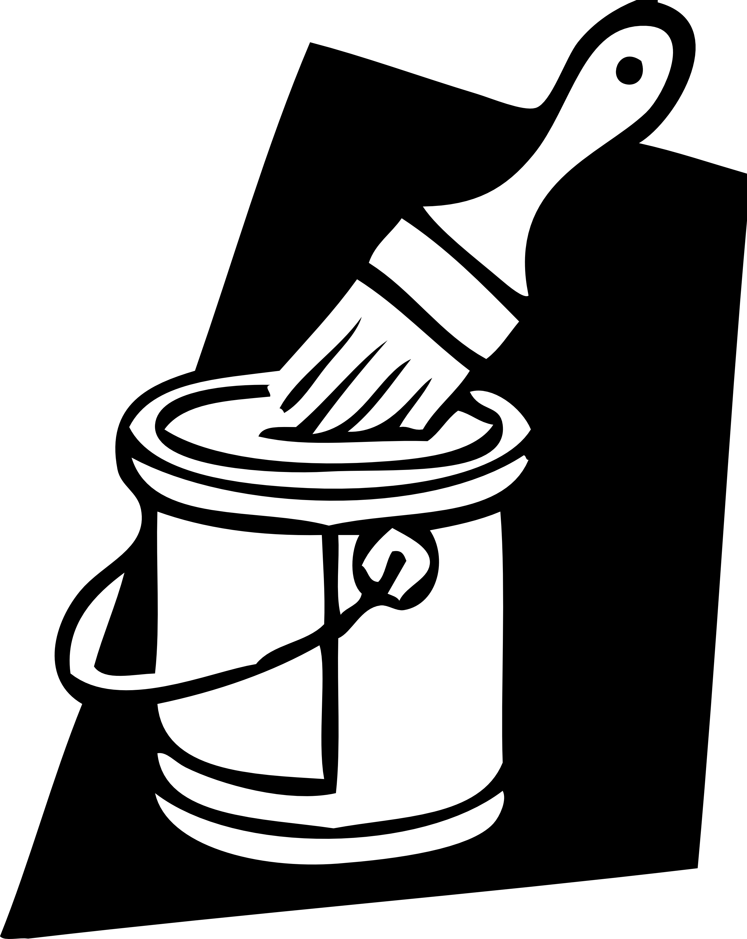 Artist Clip Art Black And White