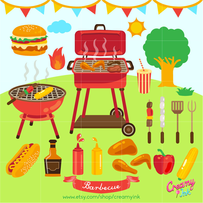 Free Barbeque Cookout Cliparts, Download Free Barbeque Cookout Cliparts png images, Free