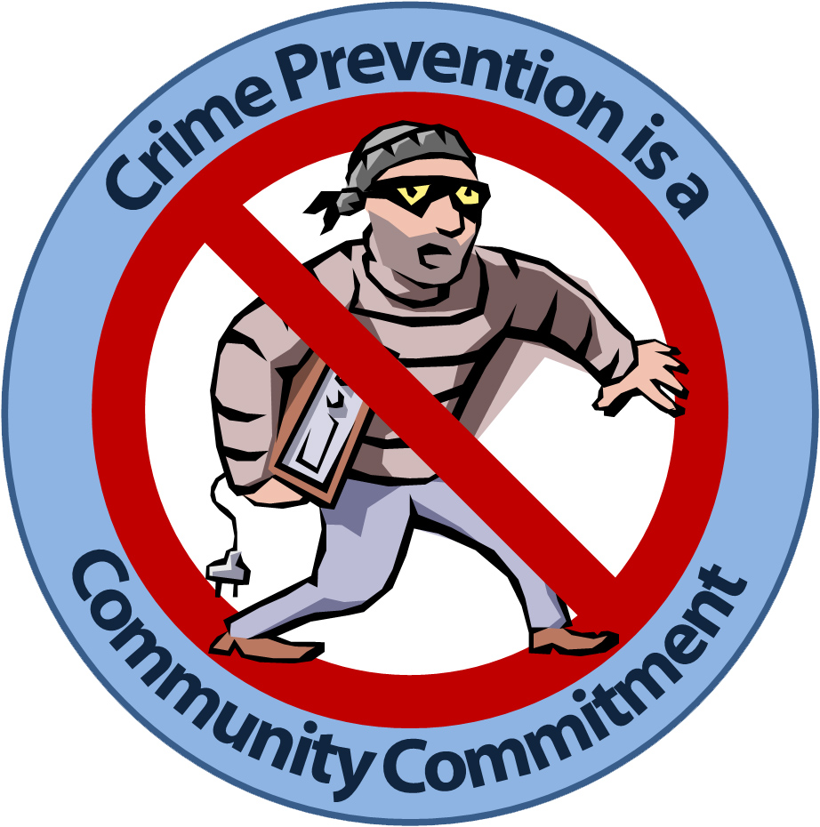 crime prevention is a community commitment Clip Art Library