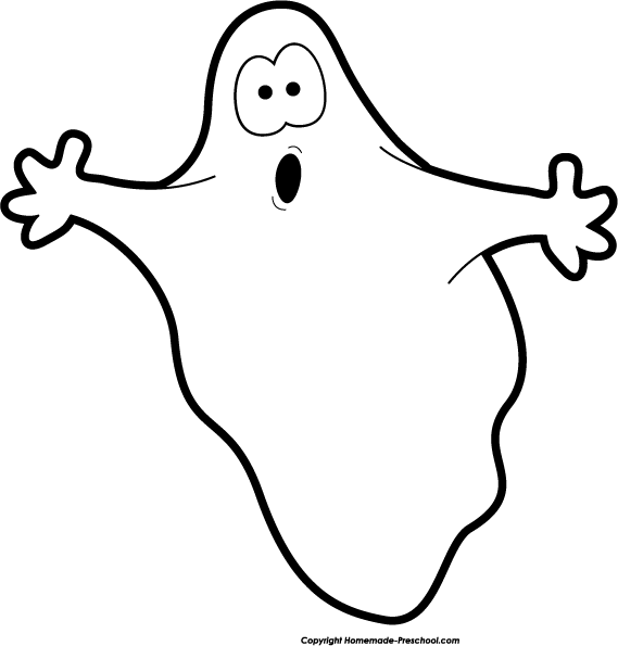 Free Ghost Black And White Clipart, Download Free Ghost Black And White