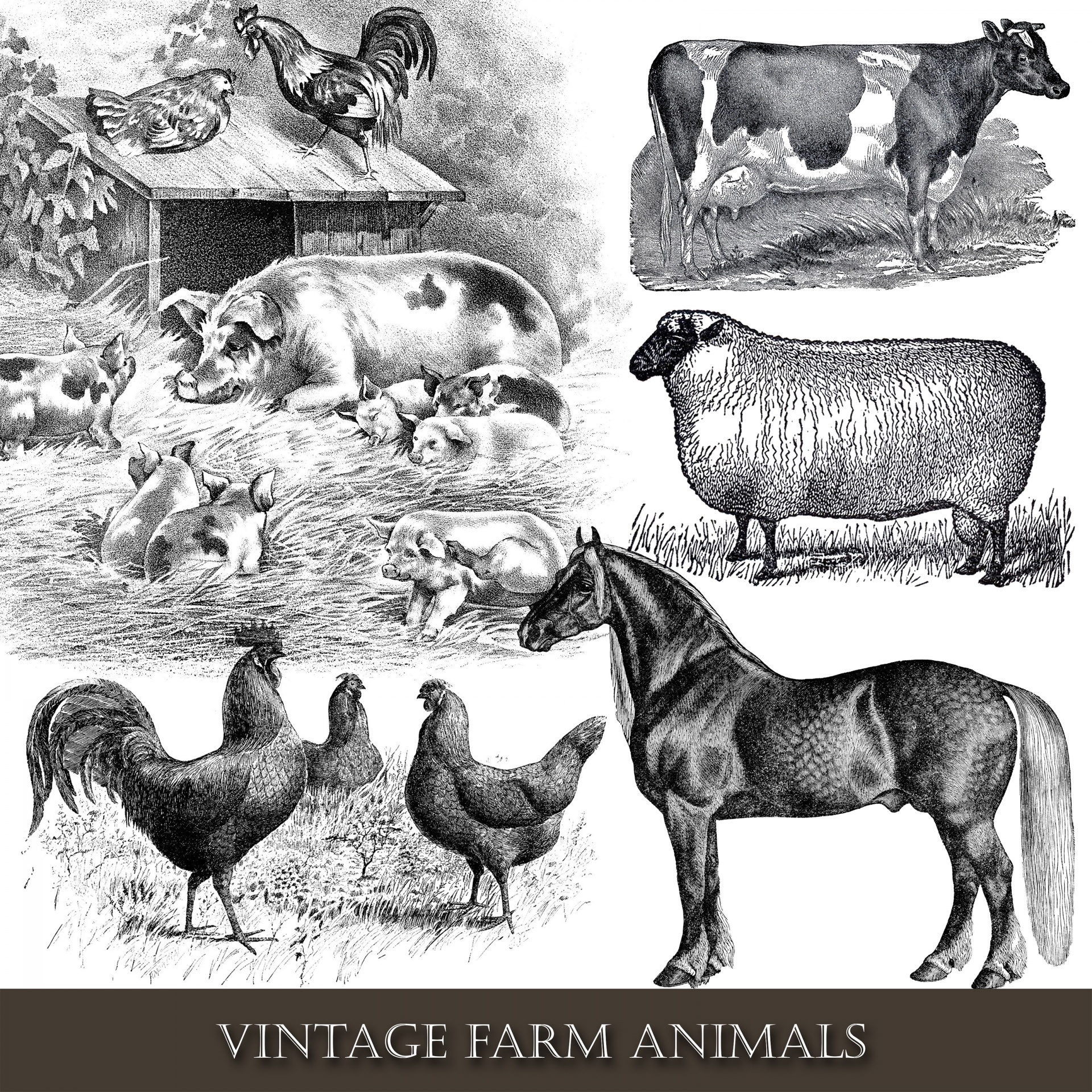 Free Vintage Farm Cliparts, Download Free Vintage Farm Cliparts png