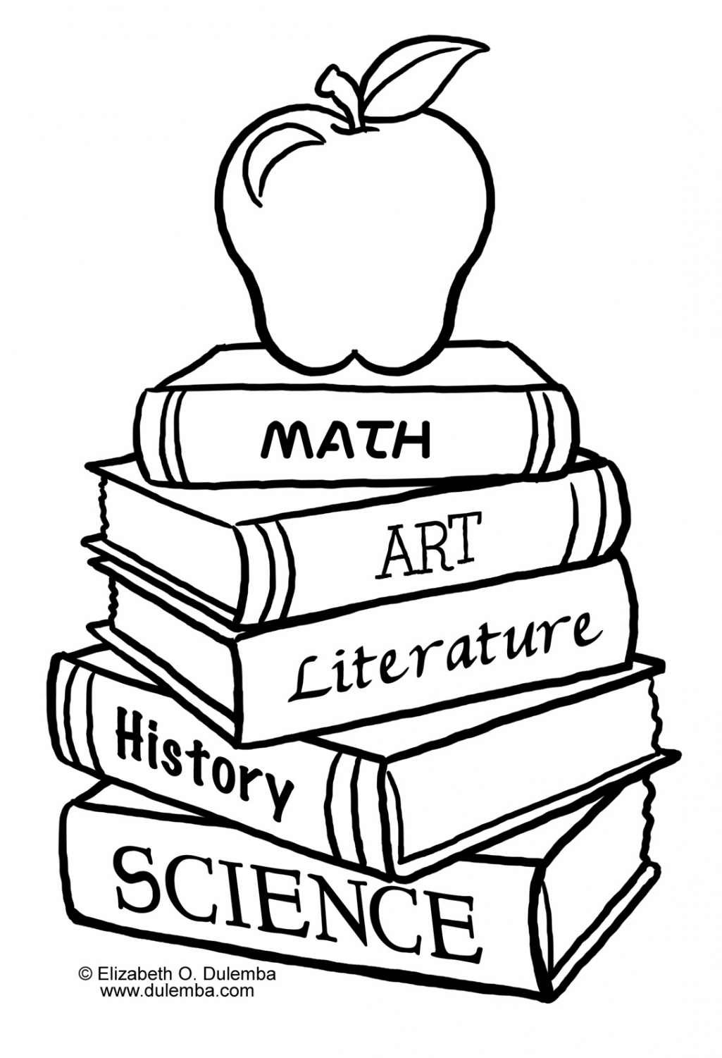 cute school coloring pages Clip Art Library