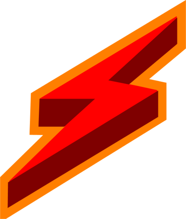 Lightning Clipart Red Lightning Clip Art Png Download Full Size Images