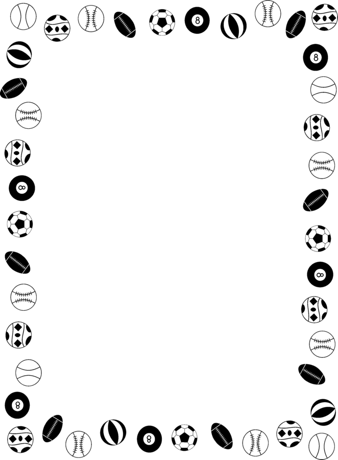 Free Sports Border Cliparts, Download Free Sports Border Cliparts png