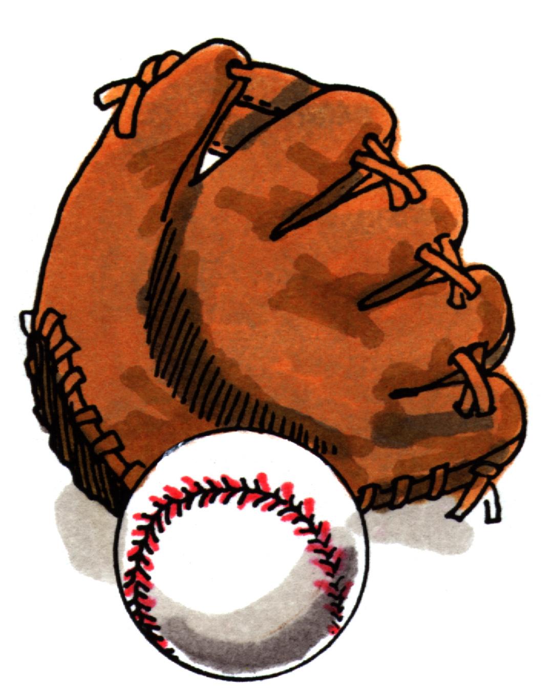 Baseball Glove Clipart Free Images of Baseball Mitts