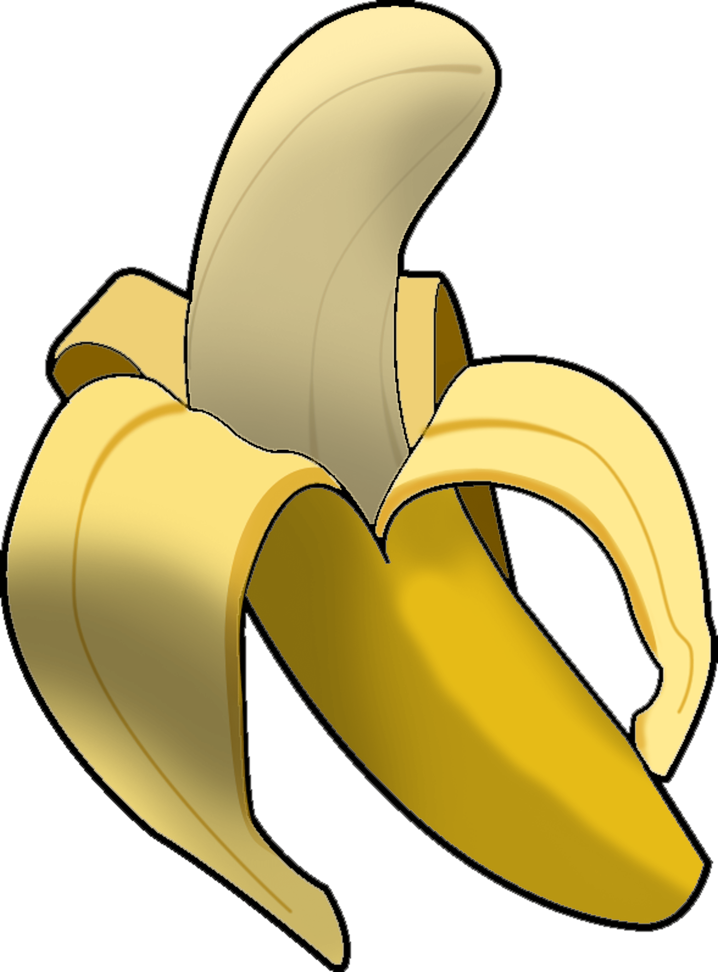 Free Banana Outline Cliparts, Download Free Banana Outline Cliparts png
