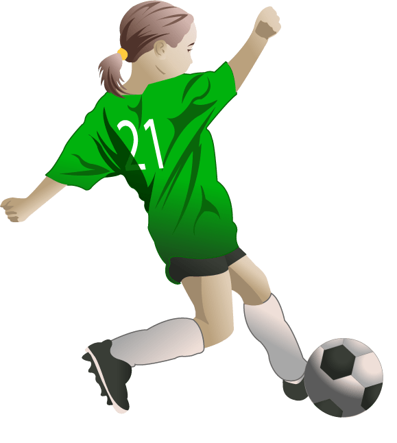 soccer player with transparent background Clip Art Library