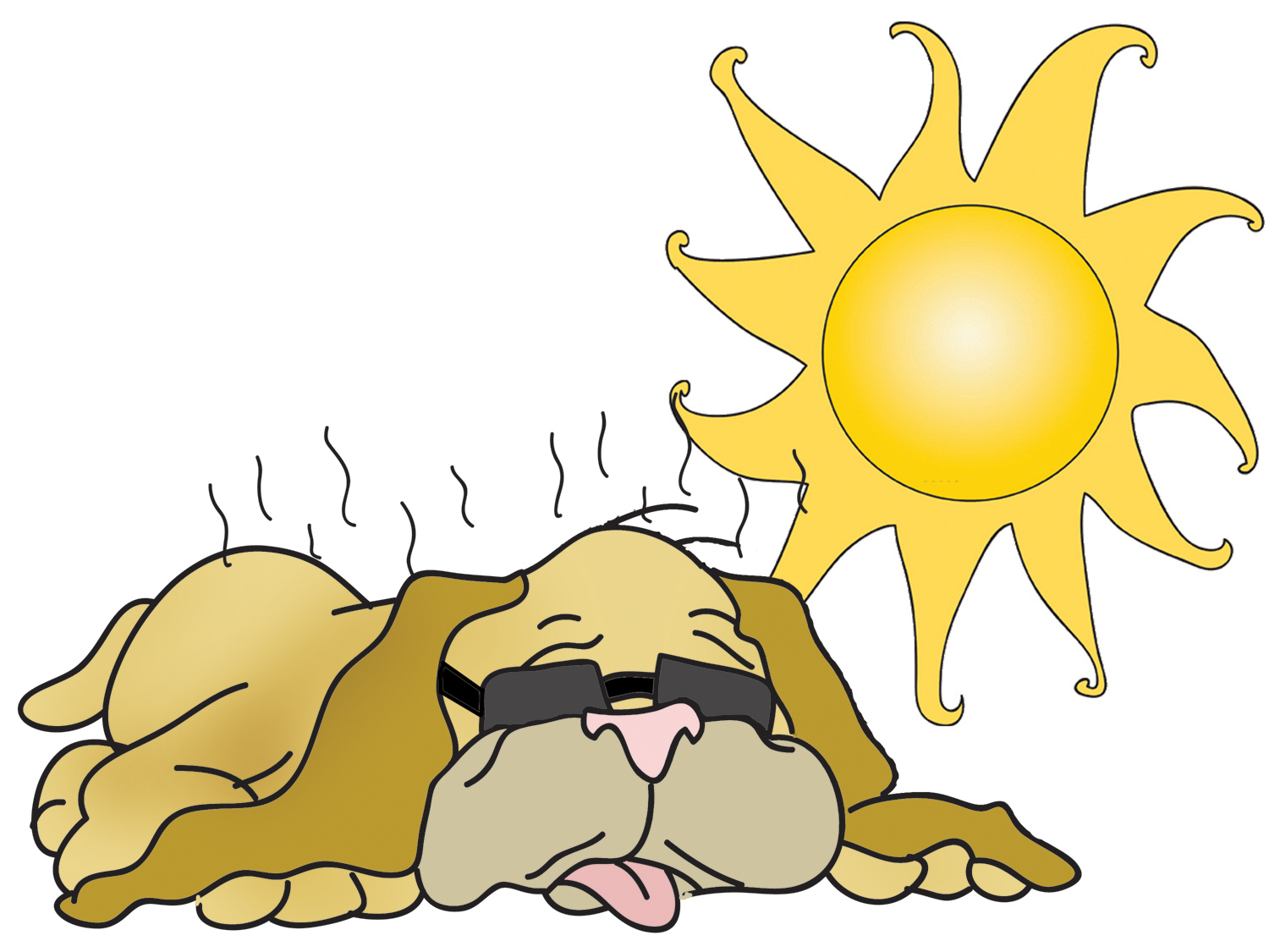 Free Dog Summer Cliparts, Download Free Dog Summer Cliparts png images