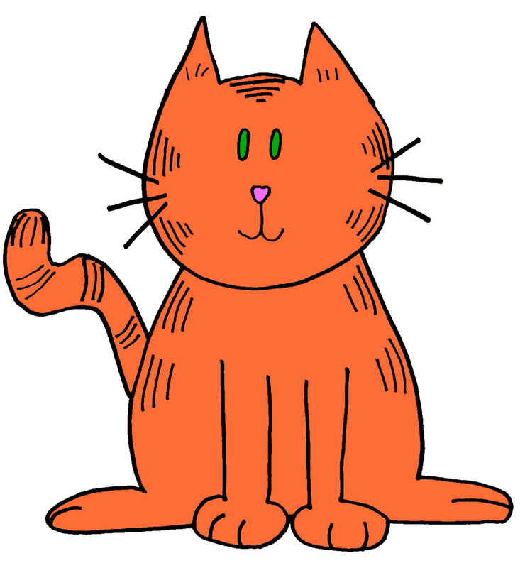 orange cat clipart free Clip Art Library