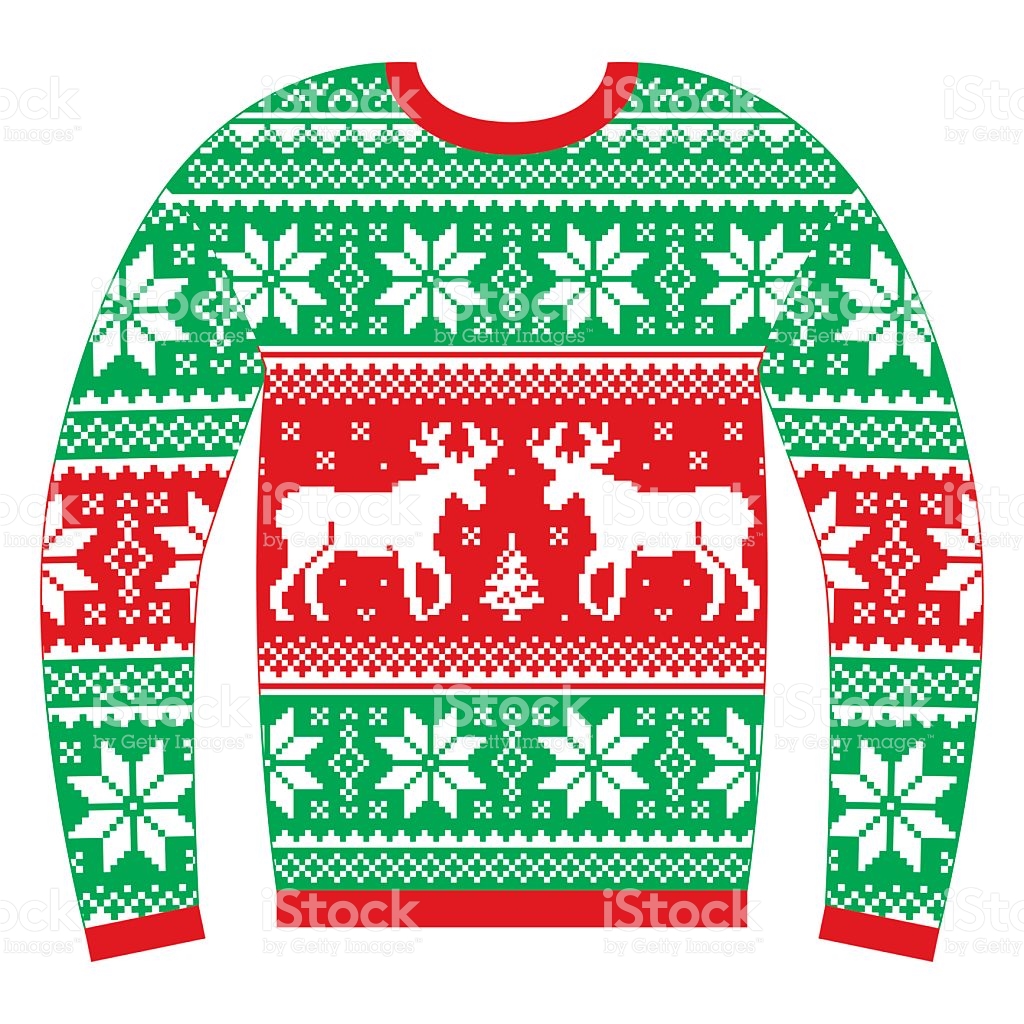 Free Black And White Ugly Christmas Sweater, Download Free Black And