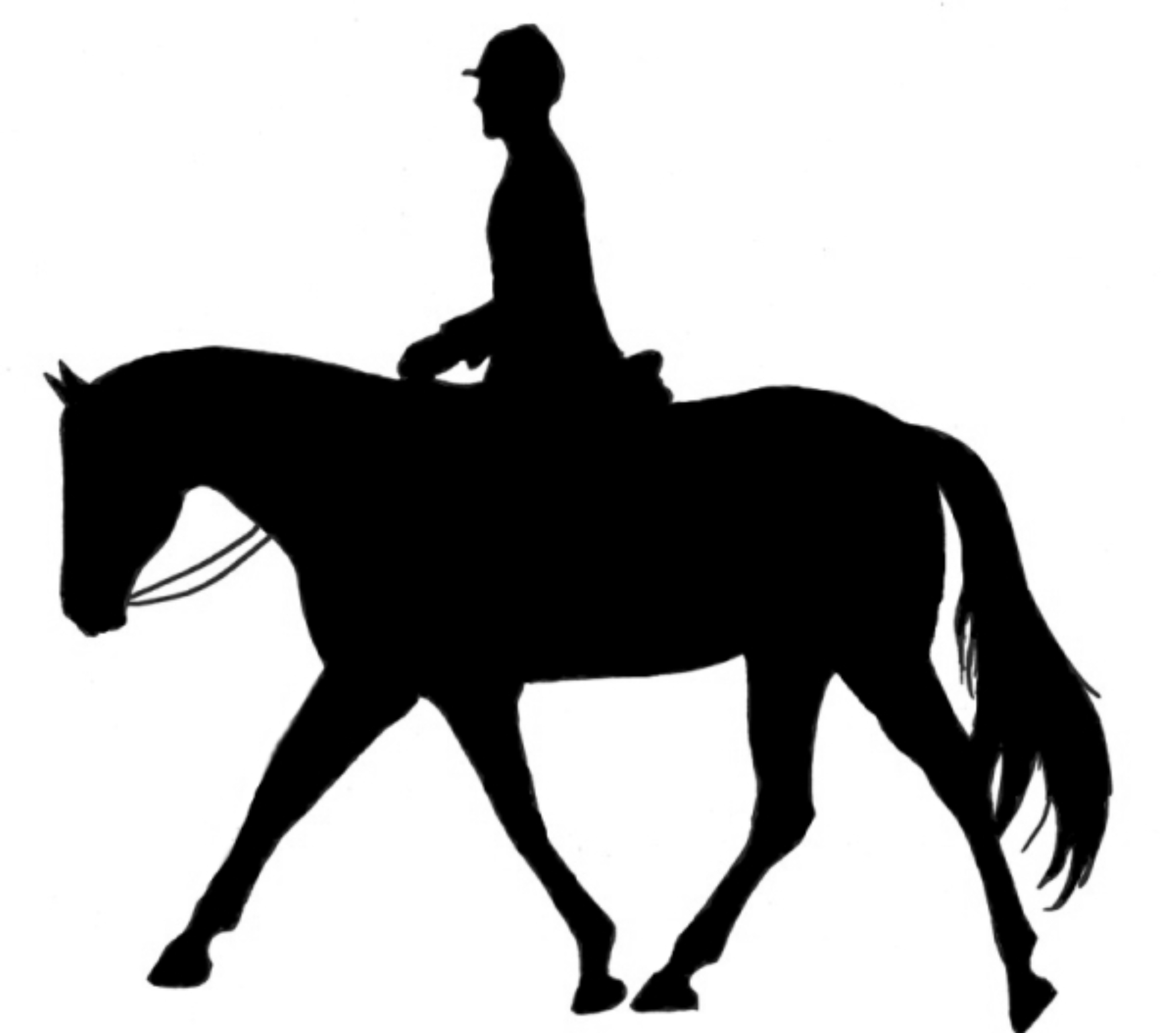 Free Girl On Horse Silhouette, Download Free Girl On Horse Silhouette