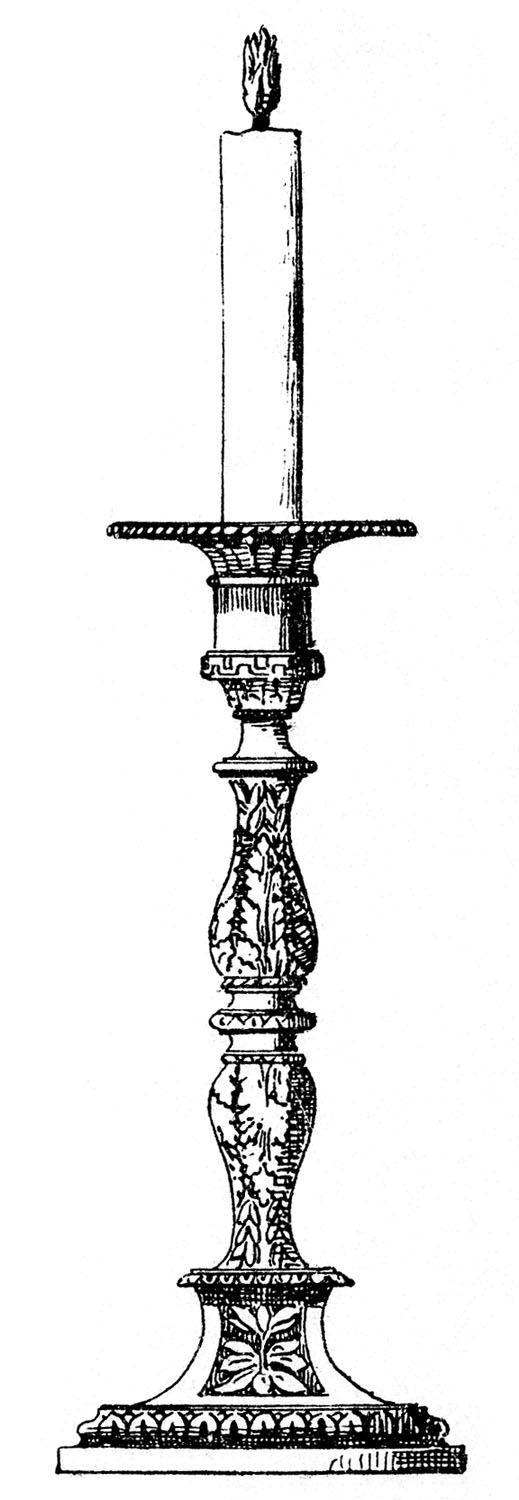 Candle Holder Cliparts Beautiful and Versatile Decorative Elements