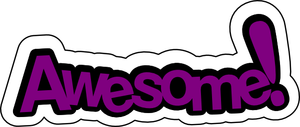 Free Awesome Word Cliparts, Download Free Awesome Word Cliparts png