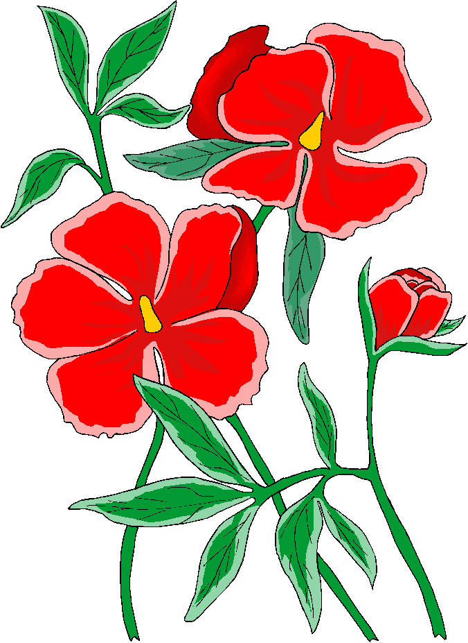 Free Red Flowers Cliparts, Download Free Red Flowers Cliparts png