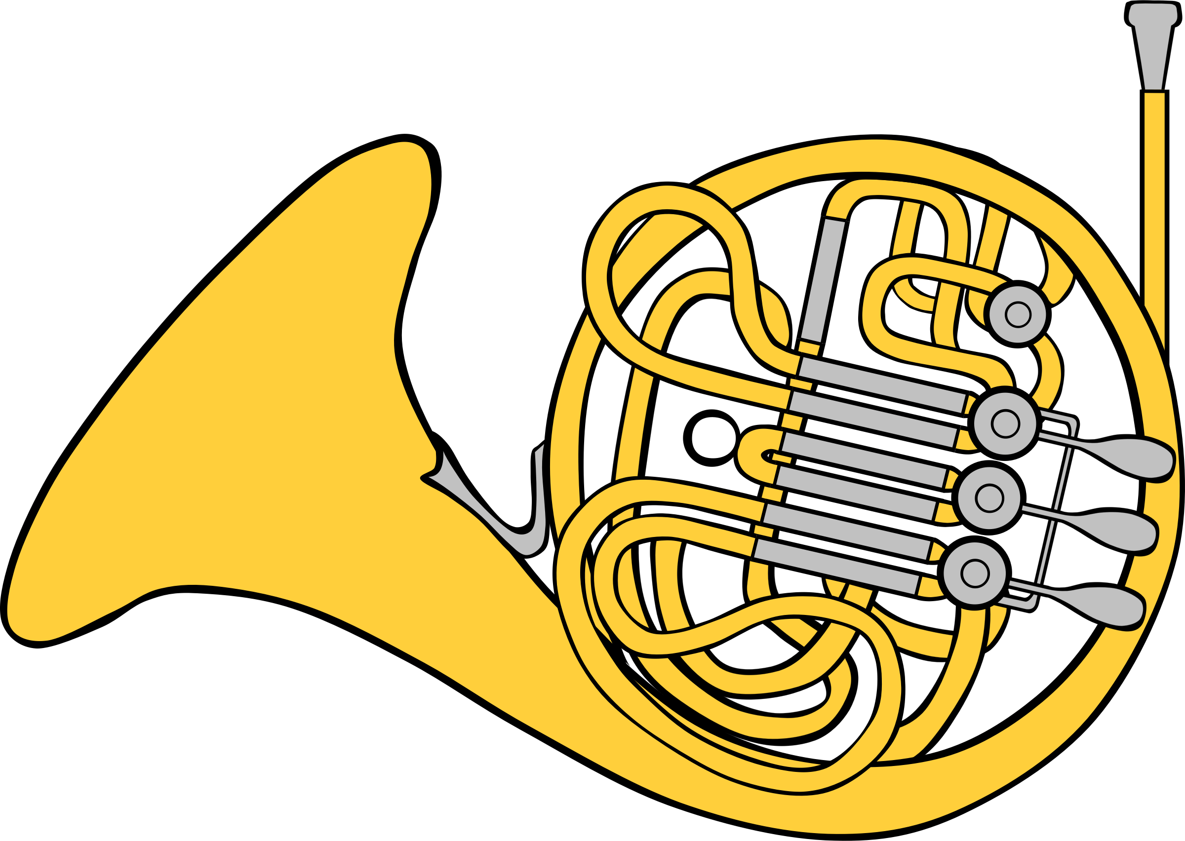 Clipart French Horn
