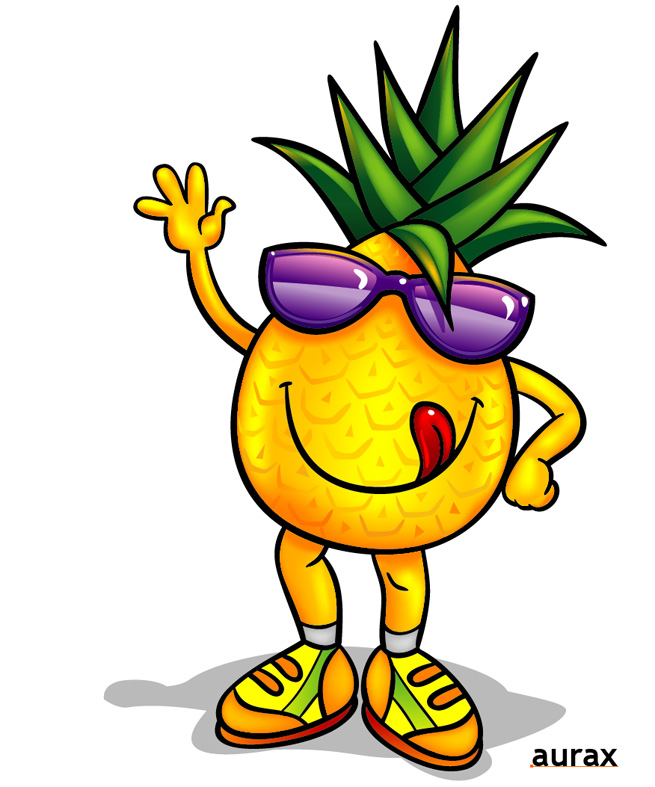Cartoon Pineapple Cliparts Free Download