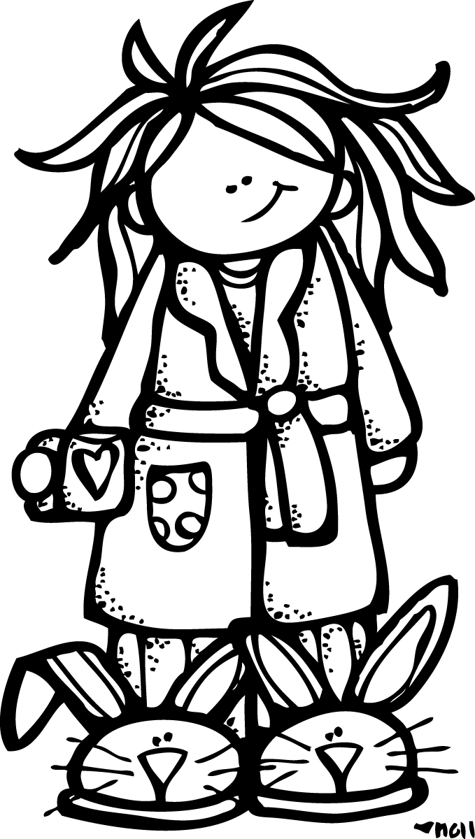 Pajama Coloring Pages Sketch Coloring Page