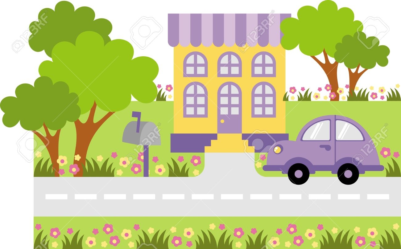 clipart house car Clip Art Library