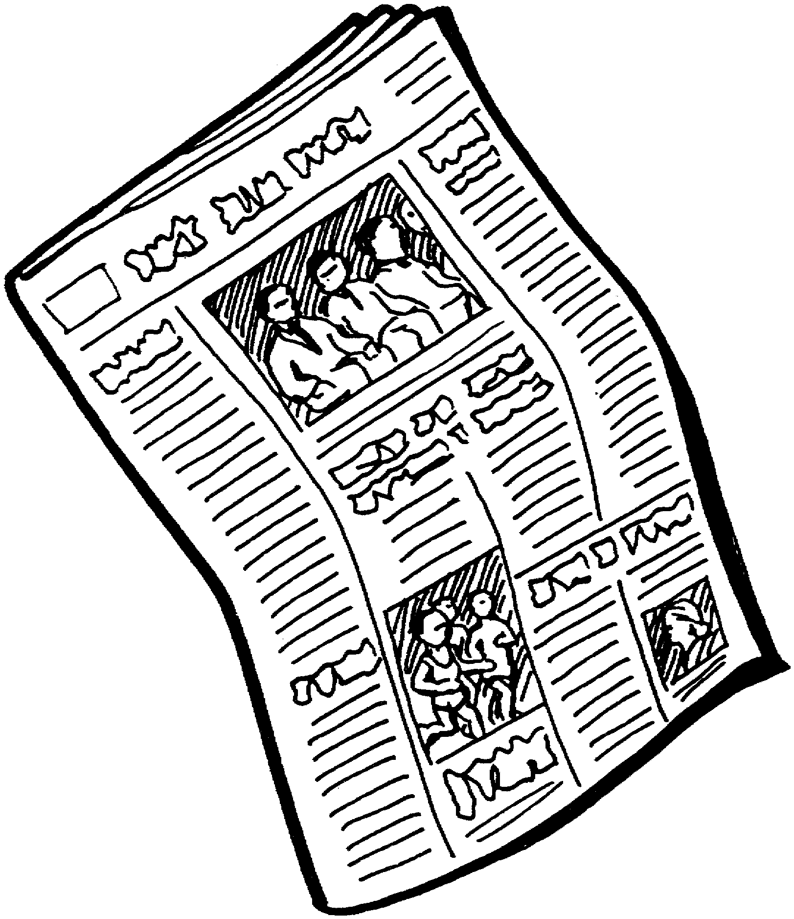 Free Reading Newspaper Cliparts, Download Free Reading Newspaper