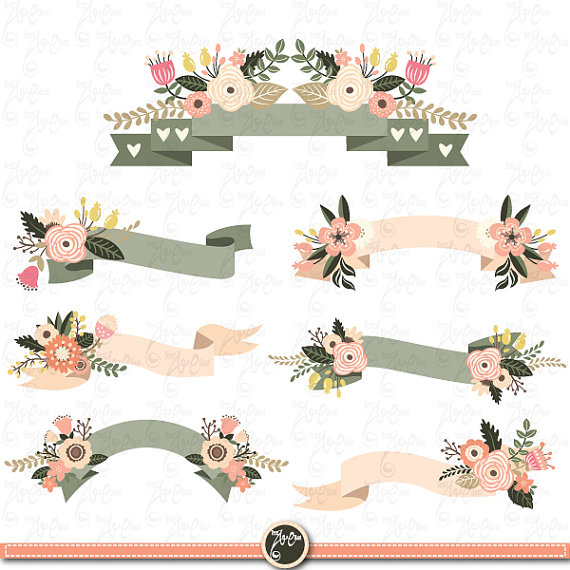 Free Floral Banner Cliparts, Download Free Floral Banner Cliparts png