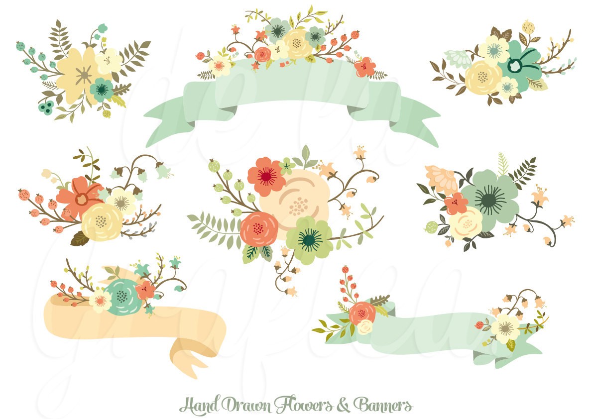 Free Floral Banner Png, Download Free Floral Banner Png png images