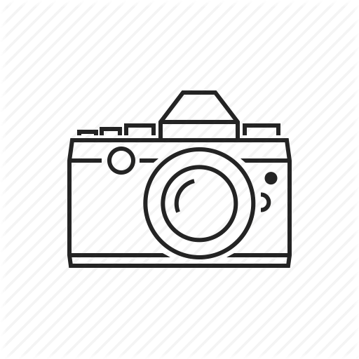 Dslr Camera Clipart Black And White Simple Dslr Stock Illustrations 1