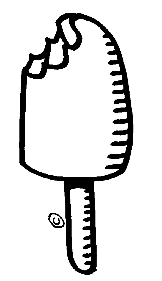 clip art of ice cream black and white Clip Art Library