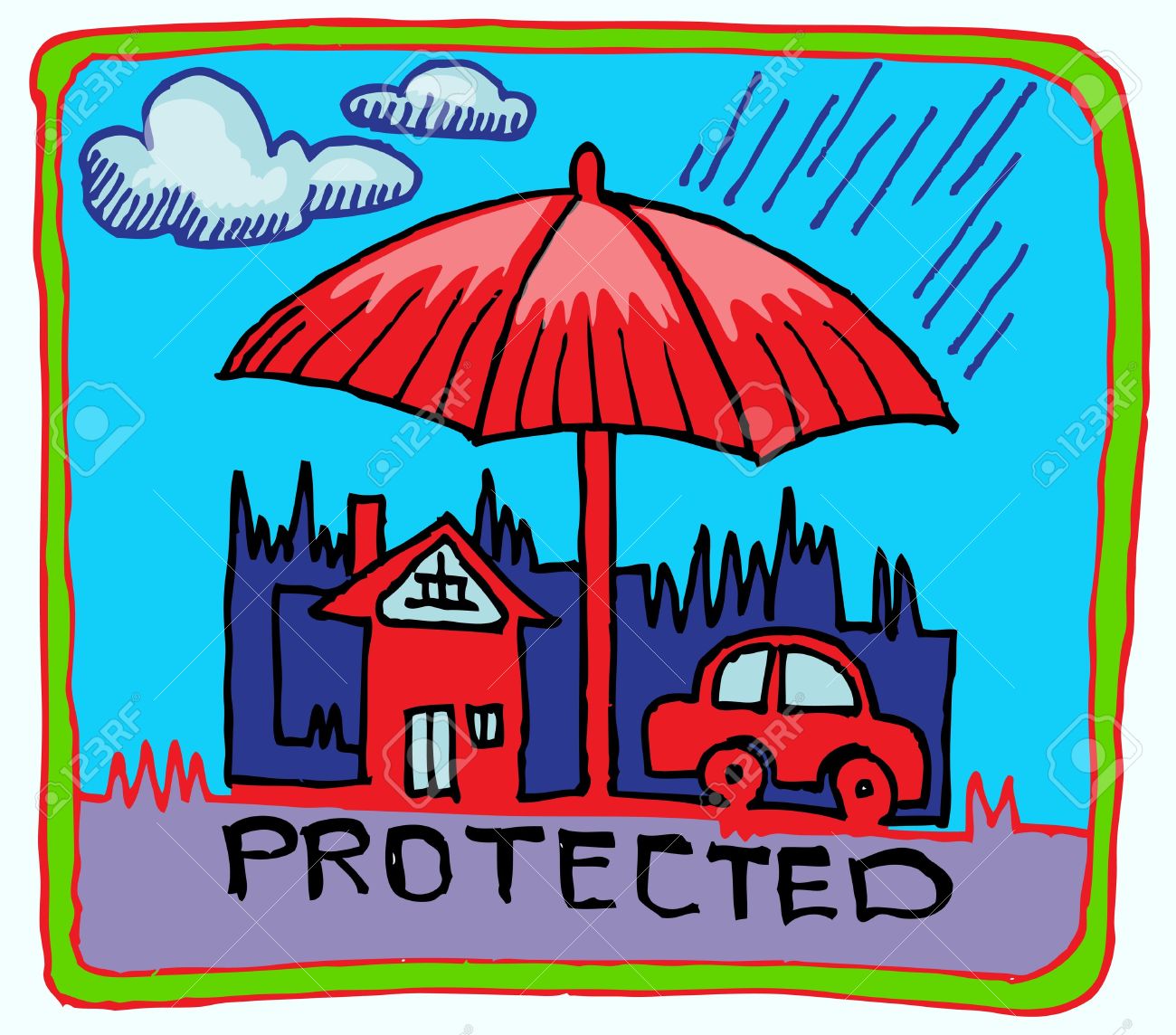 insurance pictures to draw Clip Art Library