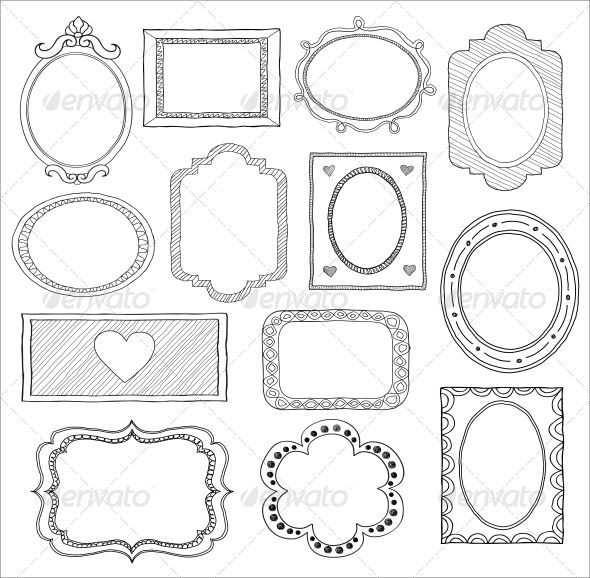 doodle frame free download Clip Art Library
