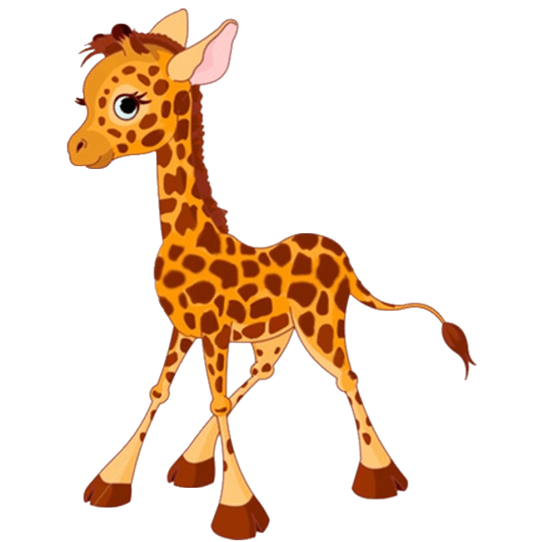 cute baby giraffe cartoon Clip Art Library