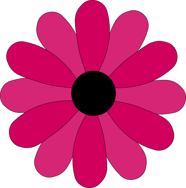 Free 6 Petal Daisy Cliparts, Download Free 6 Petal Daisy Cliparts png