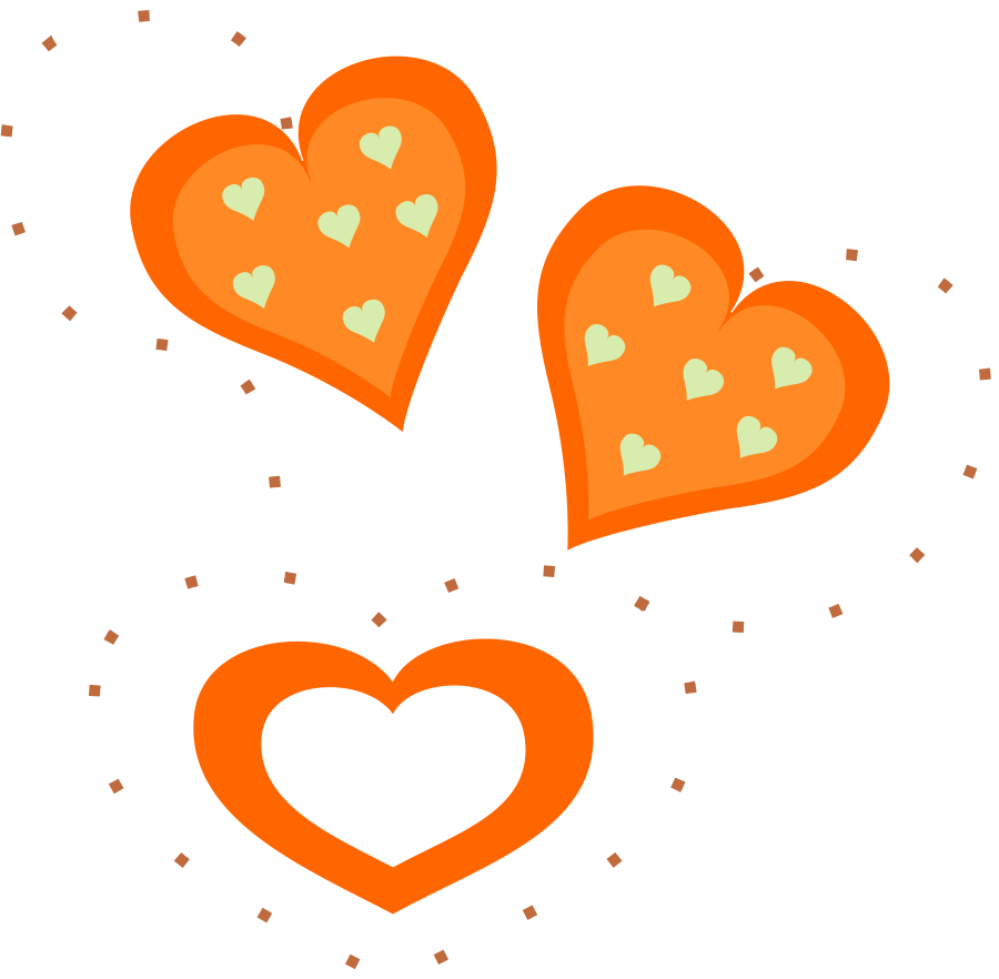 Free Orange Heart Cliparts, Download Free Orange Heart Cliparts png