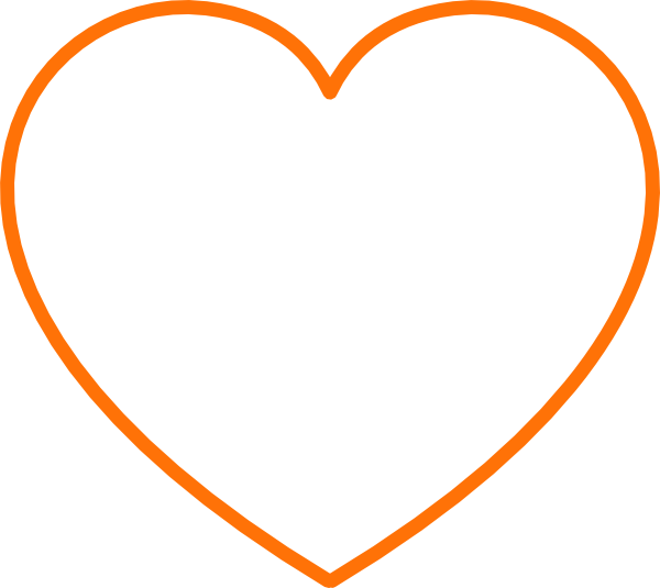 Free Orange Heart Cliparts, Download Free Orange Heart Cliparts png