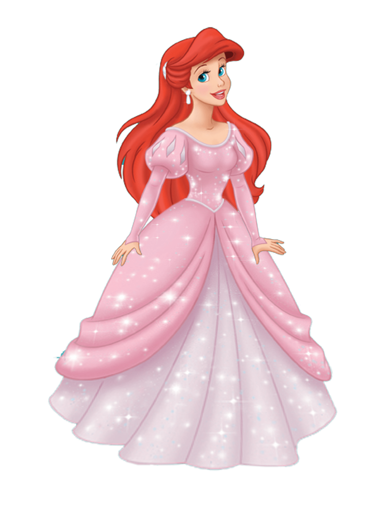 princess ariel in a dress Clip Art Library