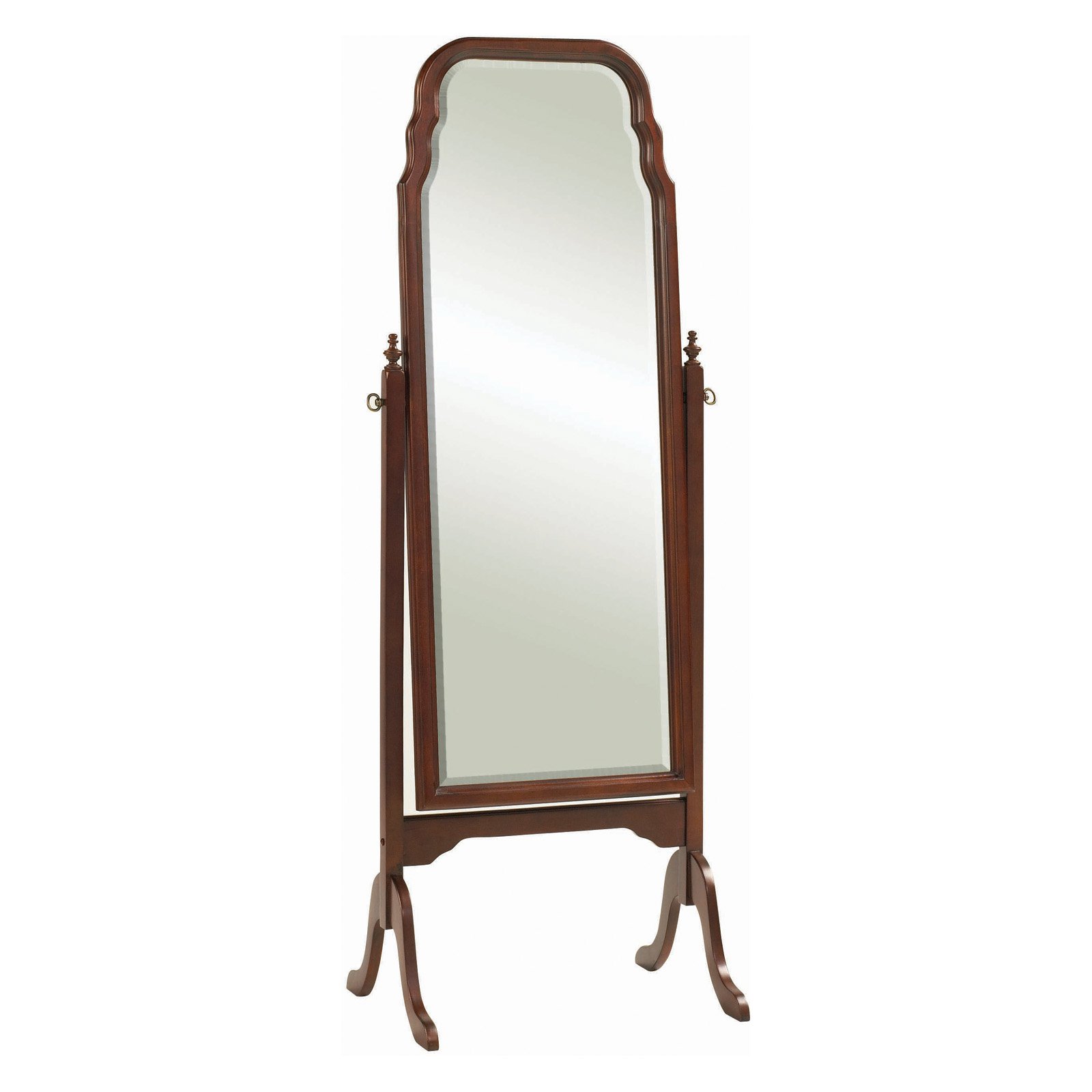Belham Living Removable Decorative Top Cheval Mirror