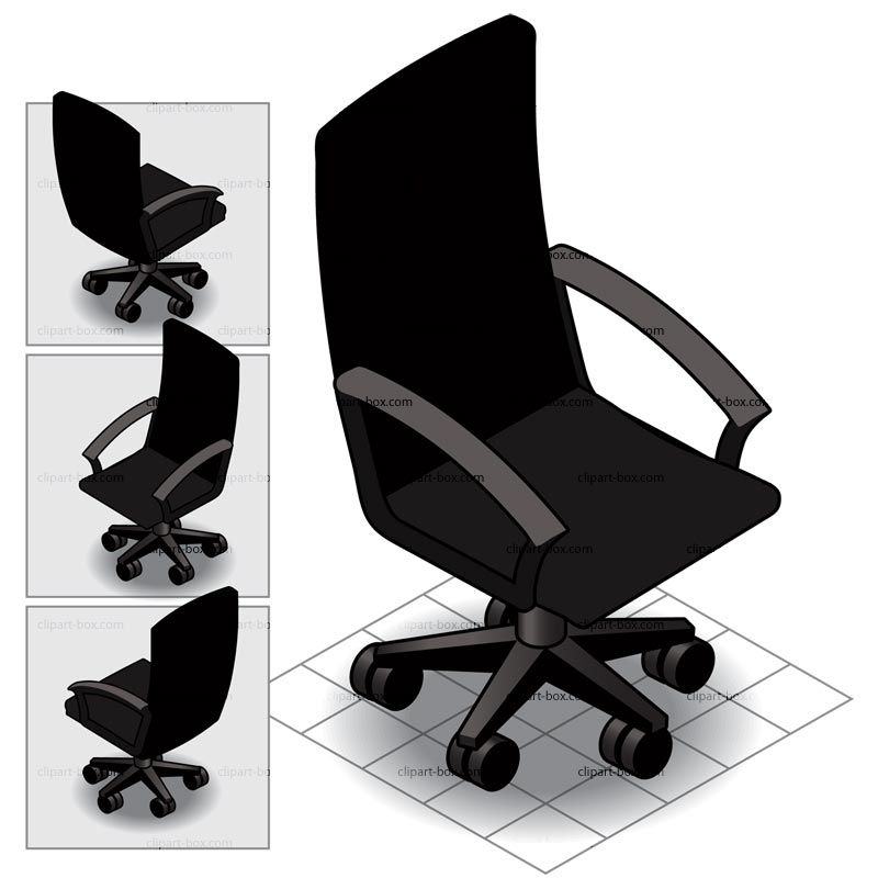 Office Chair Top View Clipart