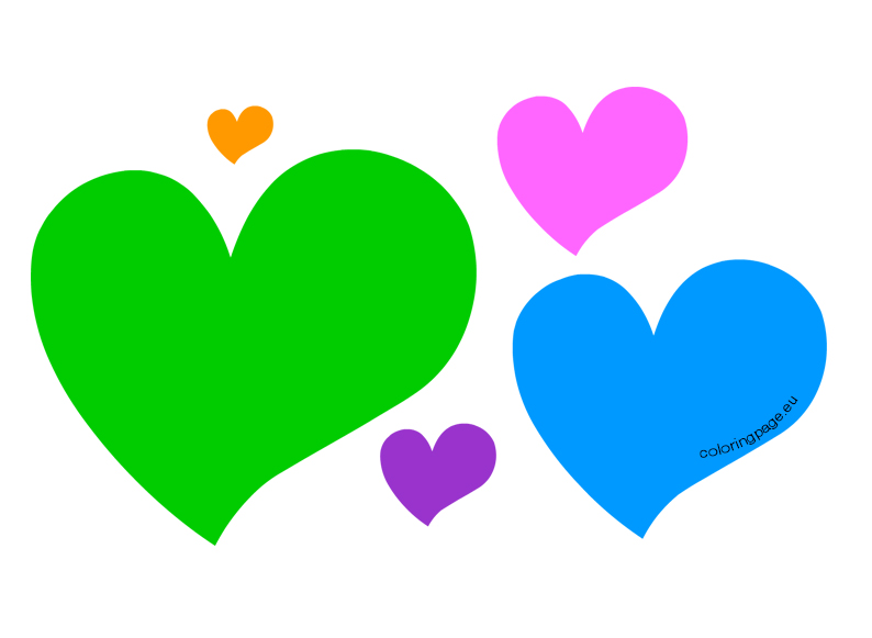 Free Colored Heart Cliparts, Download Free Colored Heart Cliparts png