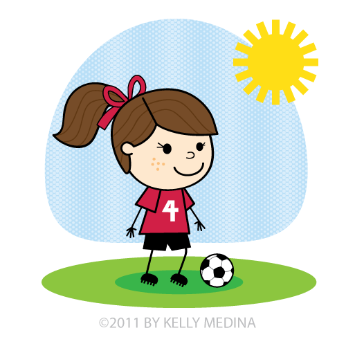 Free Girls Soccer Cliparts, Download Free Girls Soccer Cliparts png images, Free ClipArts on