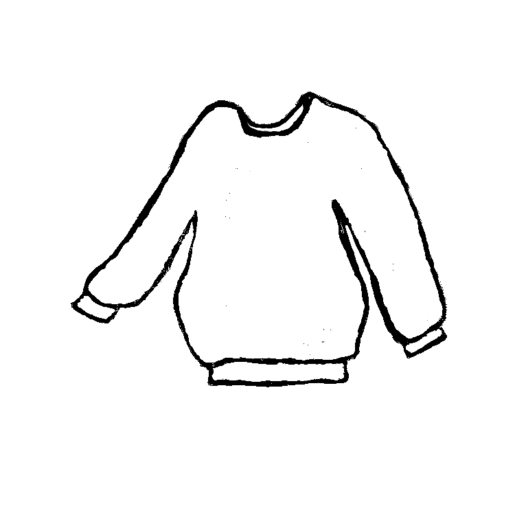 Free Sweater Clipart Black And White, Download Free Sweater Clipart