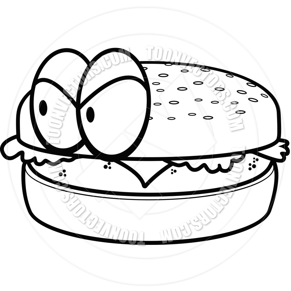 Free Hamburger Cliparts Black, Download Free Hamburger Cliparts Black