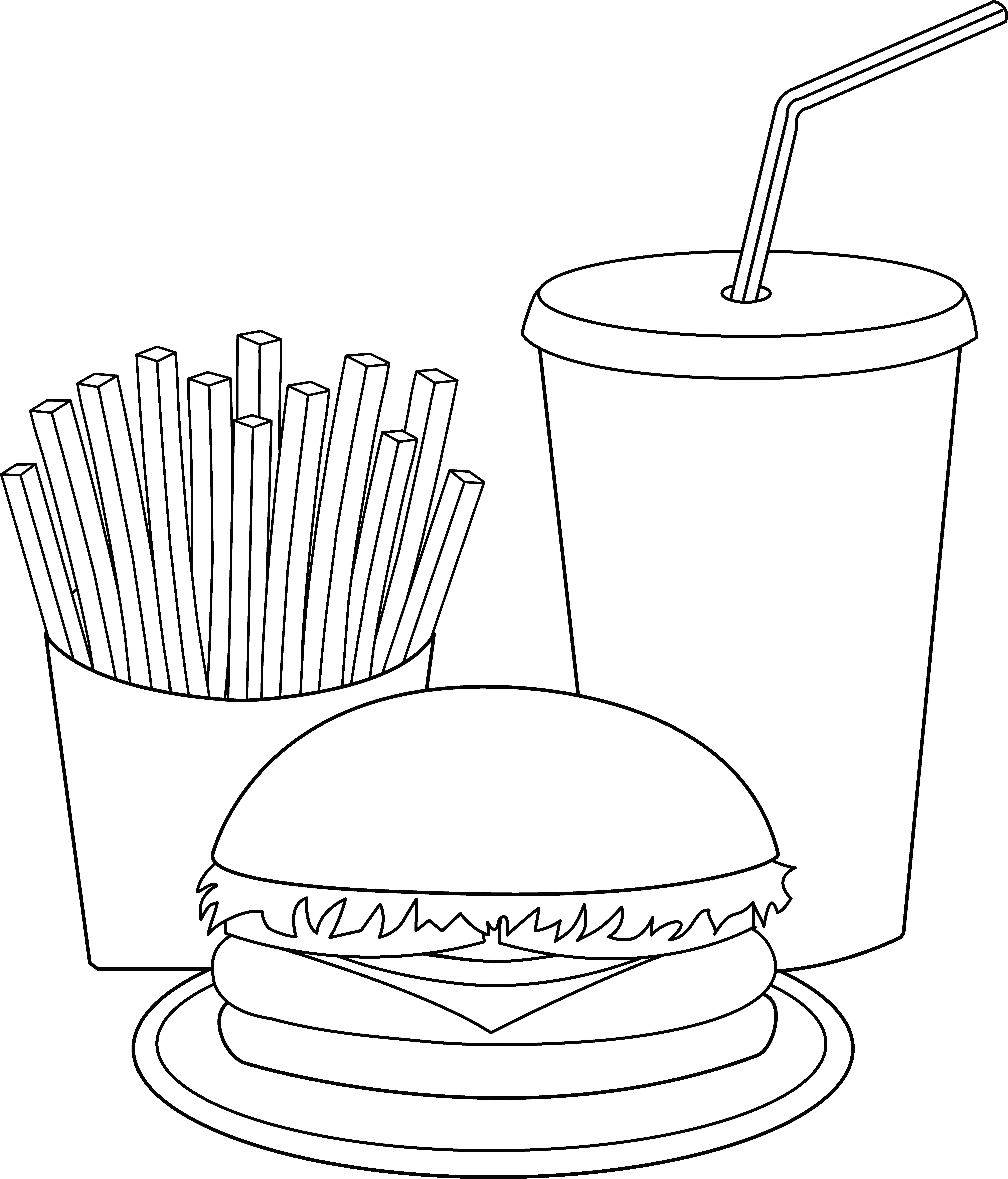 Free Hamburger Cliparts Black, Download Free Hamburger Cliparts Black