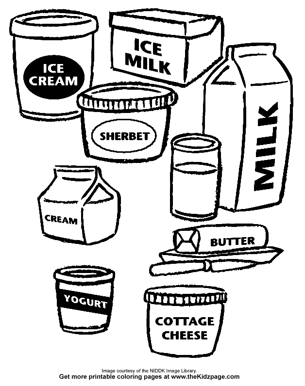 Get Creative with Our Dairy Items Cliparts Collection