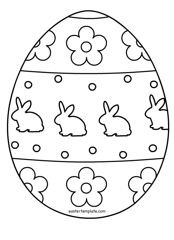 Free Easter Eggs Clipart Black And White, Download Free Easter Eggs