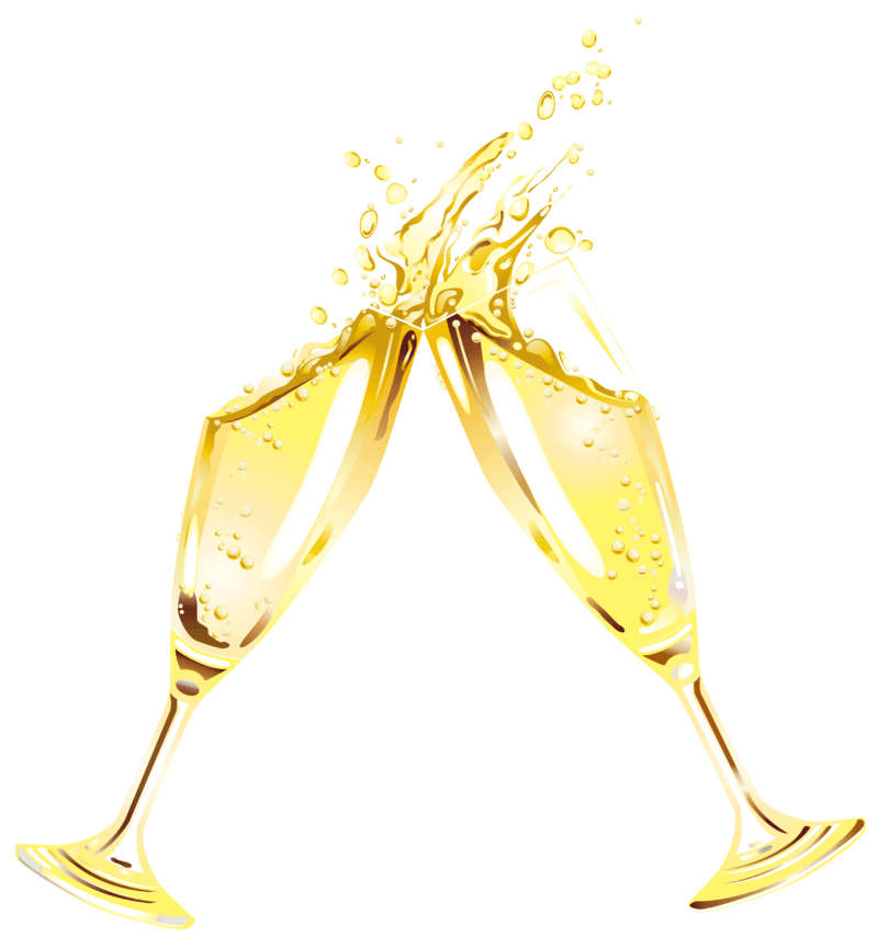 gold champagne bottle png Clip Art Library