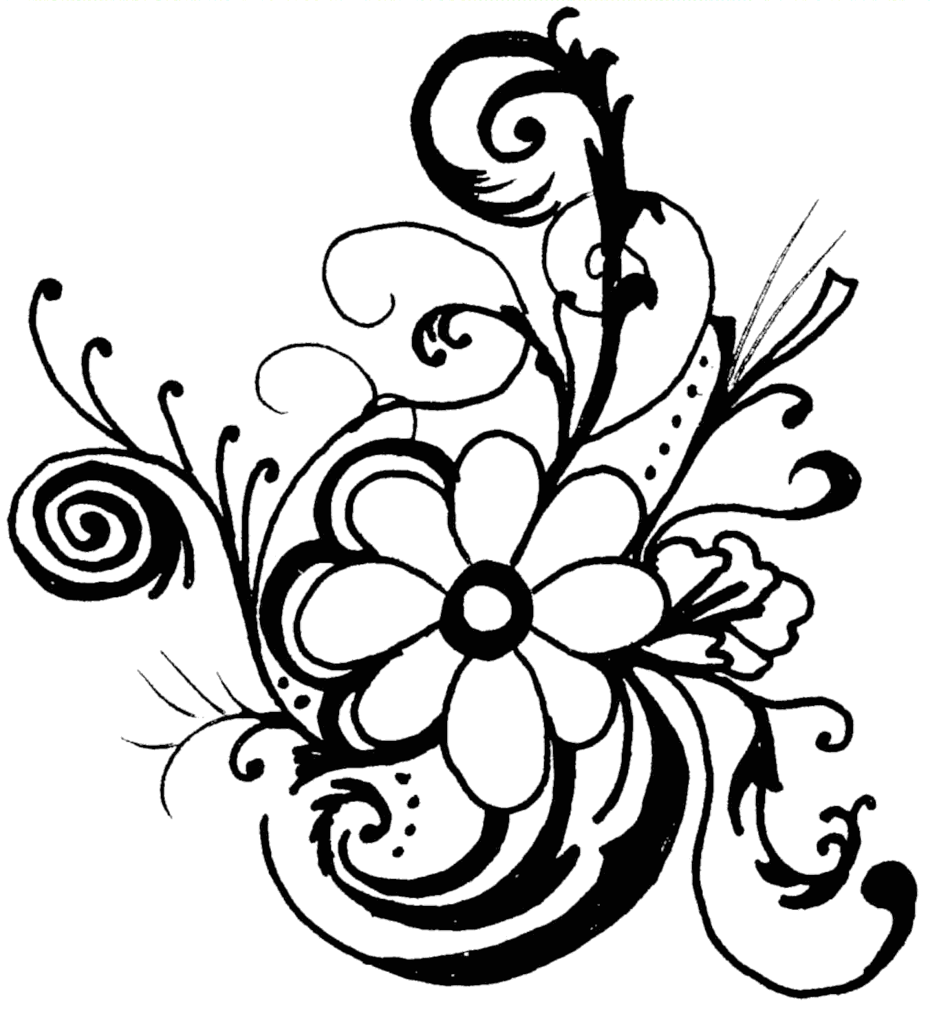 Free Drawing Flower Cliparts, Download Free Drawing Flower Cliparts png