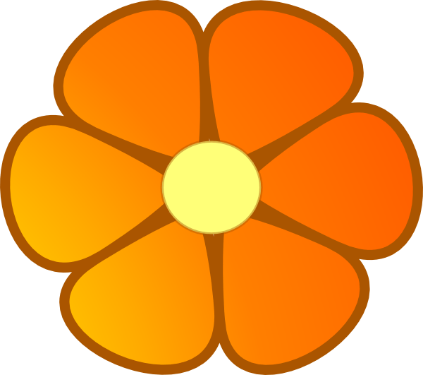 Free Orange Flowers Cliparts, Download Free Orange Flowers Cliparts png